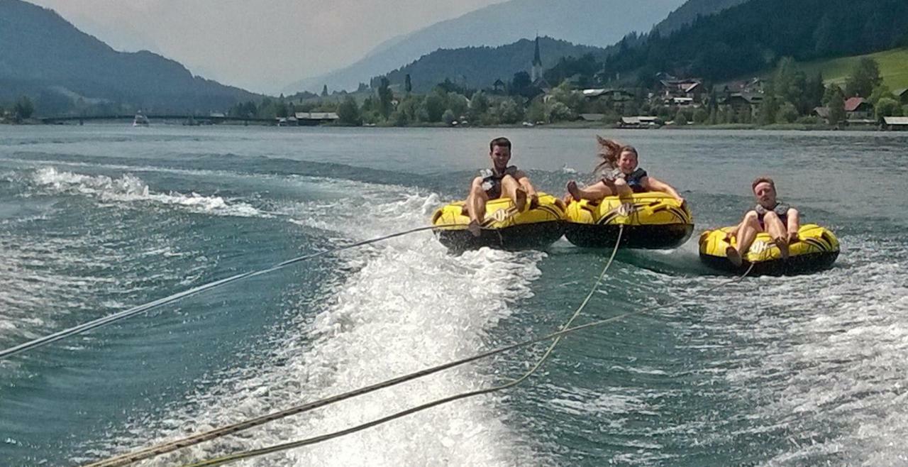 Chalets Zoehrer - Wohnen Am Wasser Weissensee Exterior foto